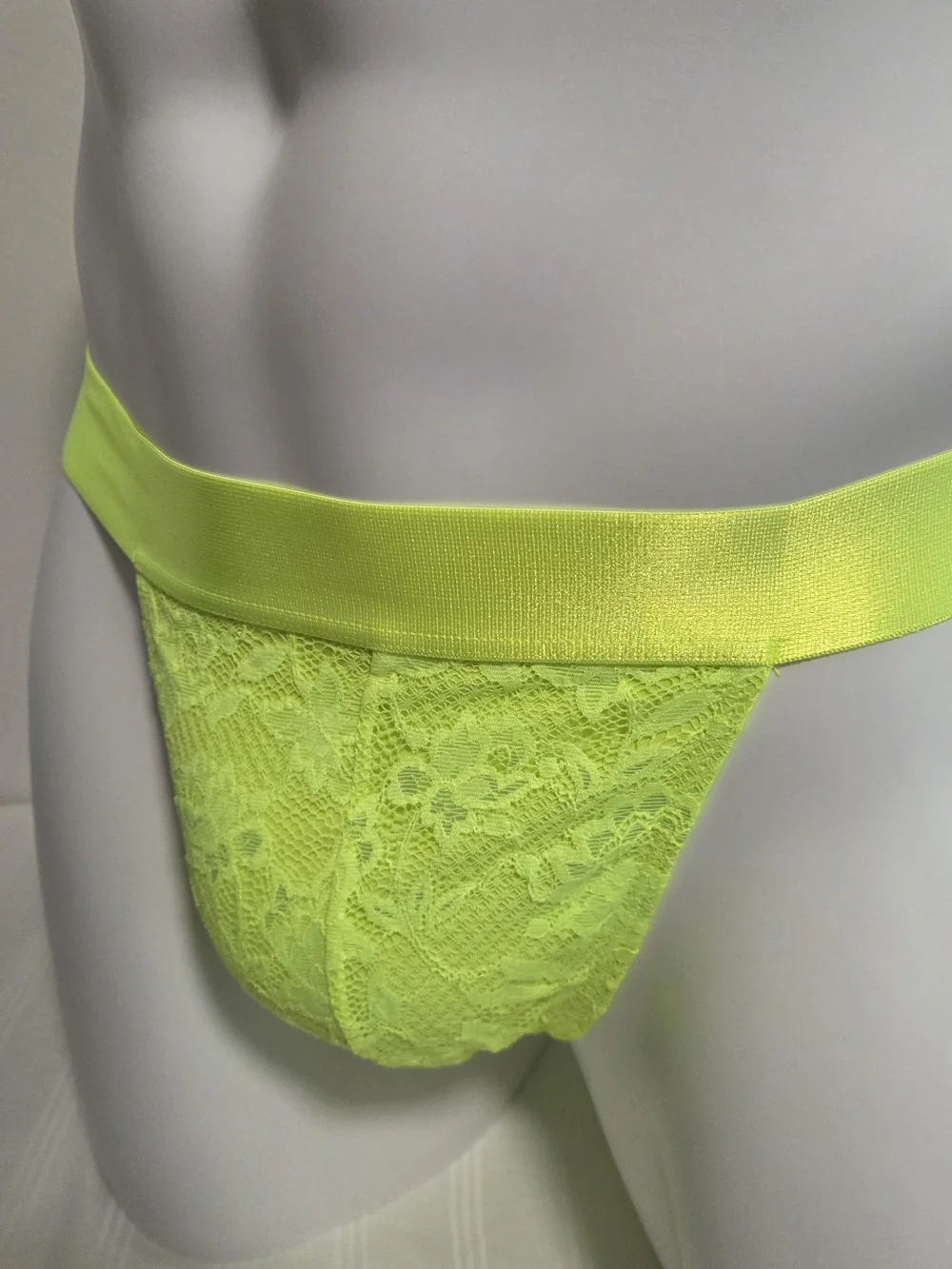 Men's Neon Yellow Jockstrap - Comfortable Support